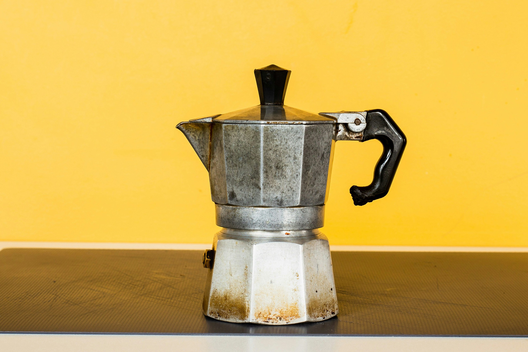 Kaffeekanne in der Küche